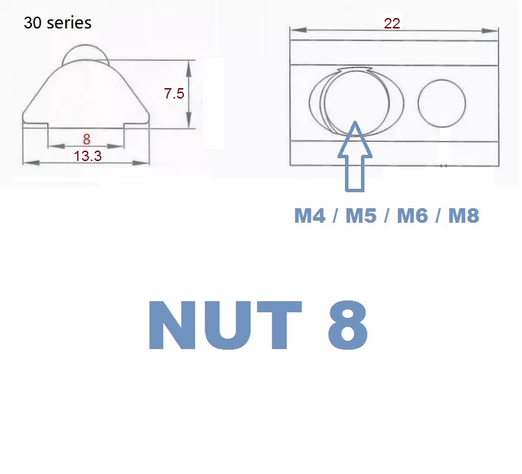 Nut8 – Kugel – Zeichnung