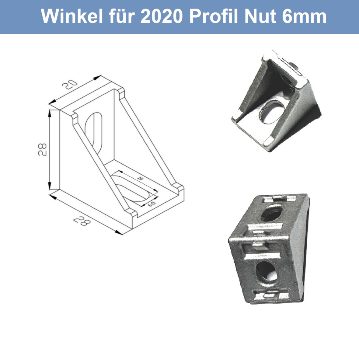 2020 Nut 6mm